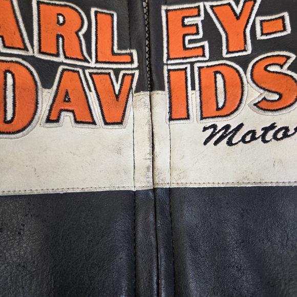 Vintage 90s Kids Harley Davidson Faux Leather Jacket Size 4t - Picture 2 of 11